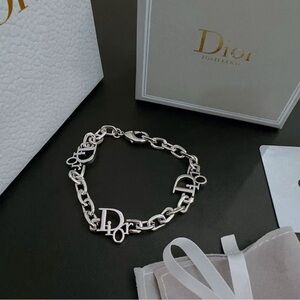 Dior Silver Charm Bracelet
